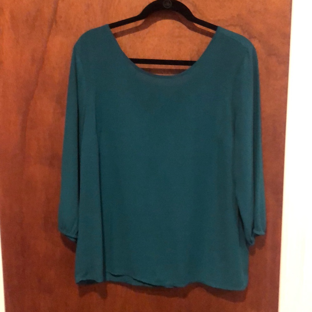 Green blouse
